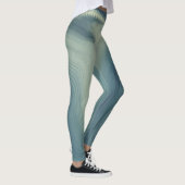 Blauwbessen en crème alles-over-druk Leggings (Rechts)