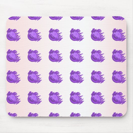 Blauwbessen en crèmeelektronica muismat (Voorkant)