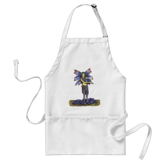 Blauwbessen Faery Apron Standaard Schort (Voorkant)
