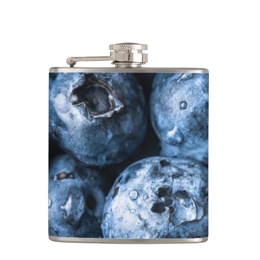 Blauwbessen Heupfles (Voorkant)