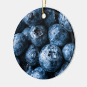 Blauwbessen Keramisch Ornament (Links)