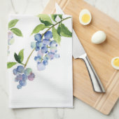 Blauwbessen, keukenhanddoeken (Quarter Fold)
