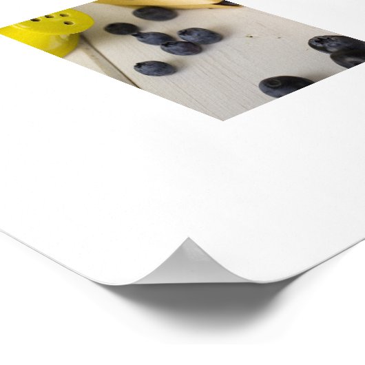 Blauwbessen Keukenkunst Poster (Hoek)