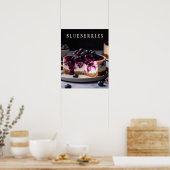Blauwbessen Keukenkunst Poster (Keuken)