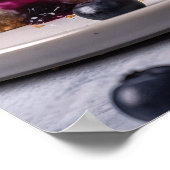 Blauwbessen Keukenkunst Poster (Hoek)