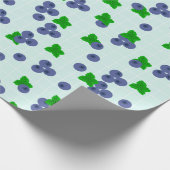 Blauwbessen met onmiddellijke verpakking cadeaupapier (Hoek)