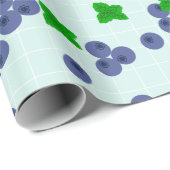 Blauwbessen met onmiddellijke verpakking cadeaupapier (Rol Hoek)