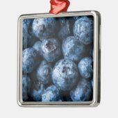 Blauwbessen Metalen Ornament (Links)