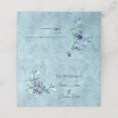 Blauwbessen Naam Plaats kaart Plaatskaartje (Buitenkant ongevouwen)