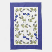 Blauwbessen op keukenhanddoek voor wijnstokken, gr (Verticaal)