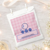 Blauwbessen op maat gesneden bakkerijverpakkingen bedankzakje (Geknipt)