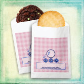 Blauwbessen op maat gesneden bakkerijverpakkingen bedankzakje