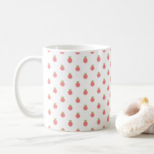 Blauwbessen, polka-stippen, mok koffie