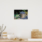 Blauwbessen Poster afdrukken (Keuken)