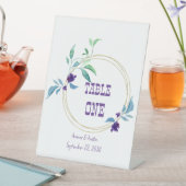 Blauwbessen Reclamebord Met Voetstuk (Insitu)