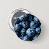 Blauwbessen Ronde Button 5,7 Cm (Voorkant /achterkant)
