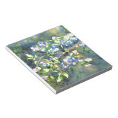 Blauwbessen, schilderij van romantische Waterverf Notitieblok (Schuin)