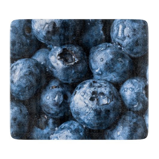 Blauwbessen Snijplank (Voorkant)