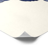 Blauwbessen (Vaccinium Corymbosum), vruchtenschilf Poster (Hoek)