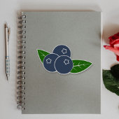 Blauwbessen, vinylStickers, op maat gesneden Sticker