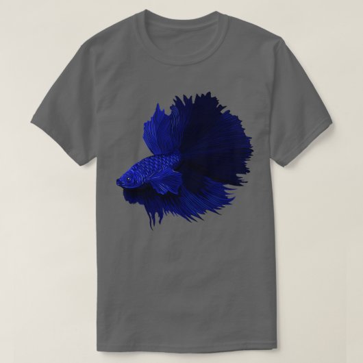 Blauwbetastvis Splendens T-shirt (Design voorkant)