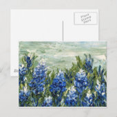 Blauwbijen Briefkaart (Voorkant / Achterkant)