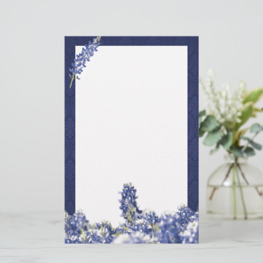 Blauwbijen Briefpapier (Staand voorkant)