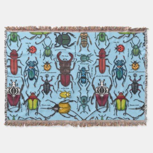 Blauwbijen Deken (Voorkant)