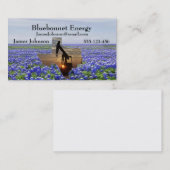 Blauwbijen in de olie- en gasindustrie visitekaartje (Voorkant / Achterkant)