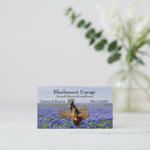 Blauwbijen in de olie- en gasindustrie visitekaartje (Staand voorkant)