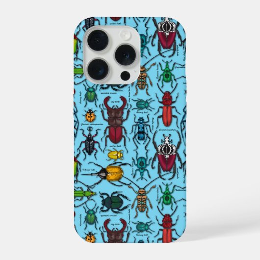 Blauwbijen iPhone Hoesje (Achterkant)