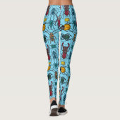 Blauwbijen Leggings (Achterkant)