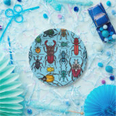 Blauwbijen Papieren Bordje (Feest)