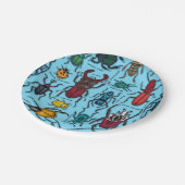 Blauwbijen Papieren Bordje (Gekanteld)