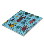 Blauwbijen Tegeltje (Zijkant)