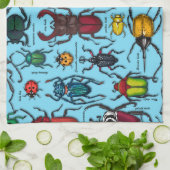 Blauwbijen Theedoek (Gevouwen)