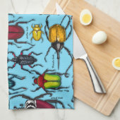 Blauwbijen Theedoek (Quarter Fold)