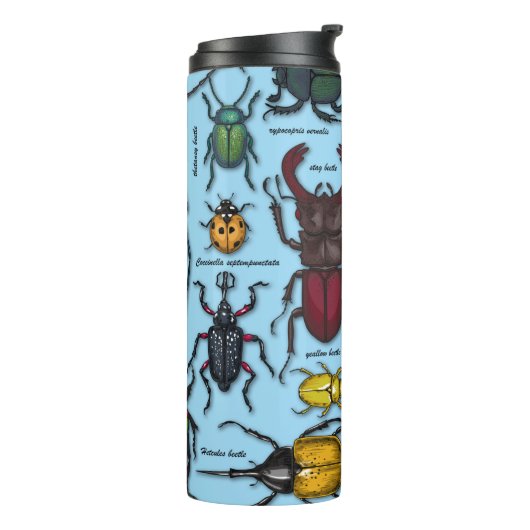 Blauwbijen Thermosbeker (Gedraaid links)