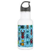 Blauwbijen Waterfles (Voorkant)