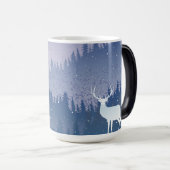 Blauwbijen winter kerstmis magische mok (Voorkant rechts)