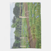 Blauwbijenveld Theedoek (Verticaal)