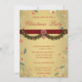 Blauwbijkantoren, Gold Corporate Kerstparty Kaart (Voorkant)