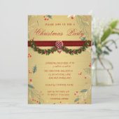 Blauwbijkantoren, Gold Corporate Kerstparty Kaart (Staand voorkant)