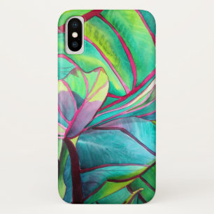 Blauwblad Hawaii Tropische bladbladerkunst Case-Mate iPhone Case