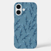 Blauwblad Waterverf Patroon Case-Mate iPhone Case (Achterkant)