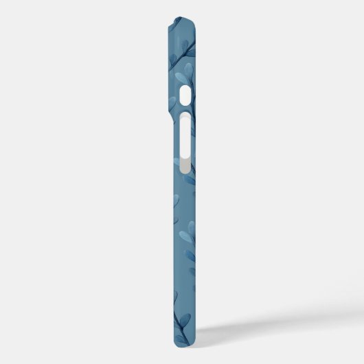 Blauwblad Waterverf Patroon Case-Mate iPhone Case (Achterkant / Links)