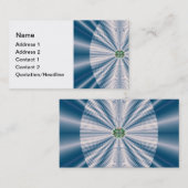 Blauwbladig Visitekaartje (Voorkant / Achterkant)