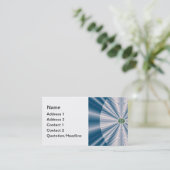 Blauwbladig Visitekaartje (Staand voorkant)