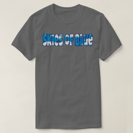 Blauwblauw T-shirt (Design voorkant)