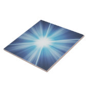 Blauwblauw Tegeltje (Zijkant)